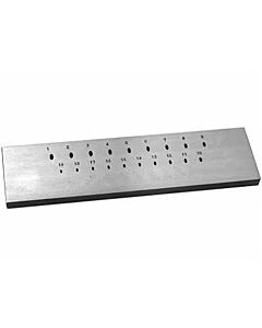 Tear Drop Draw Plate with 20 Holes