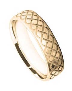 6mm Wedding Ring W7510 | Gents Pattern - Laser Engraving Wedding Ring